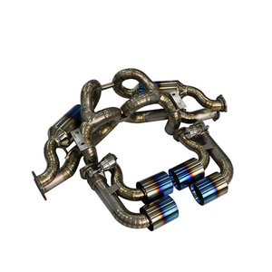 Sistema de escape de aleación de titanio Ferrari 430