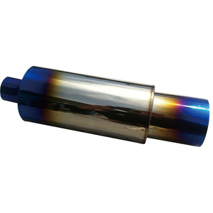 silenciador de escape de carreras de titanio inoxidable